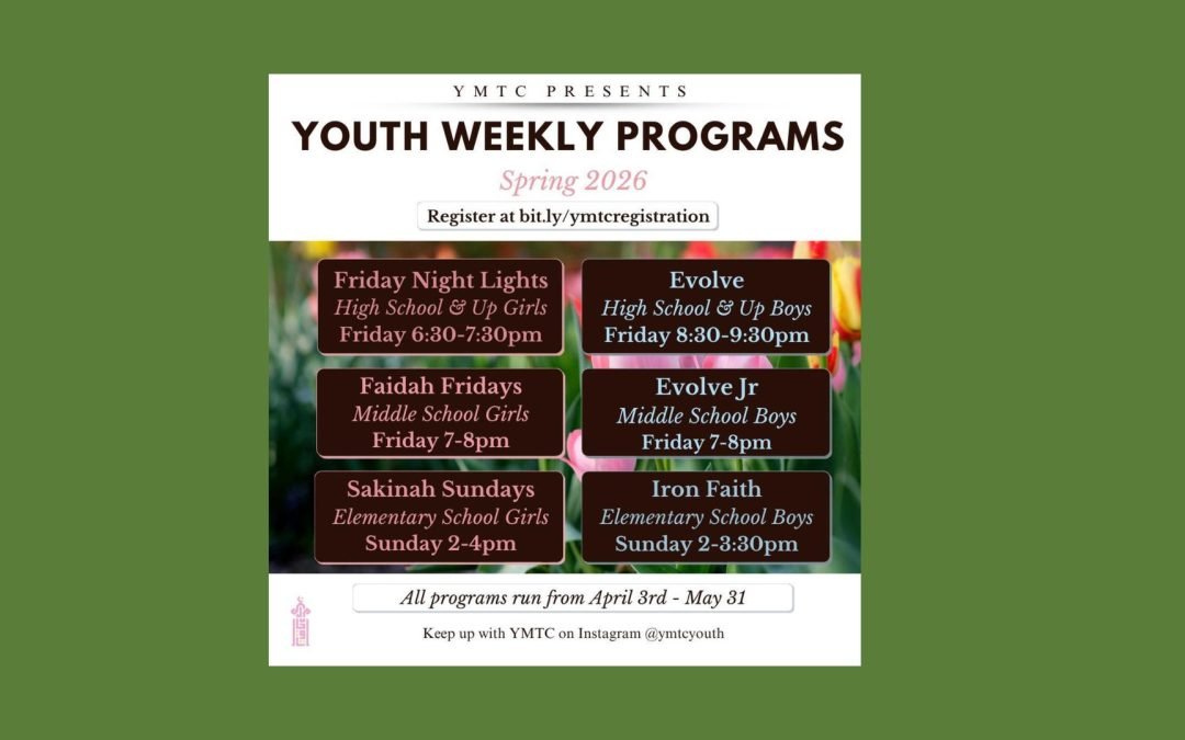 YMTC Weekly Programs Spring 2026